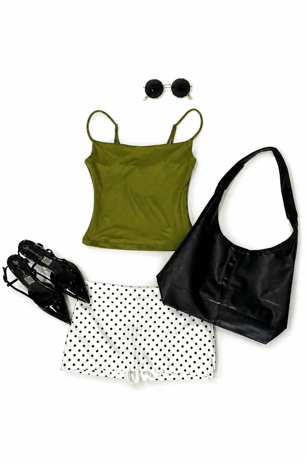 Mini falda short Polka