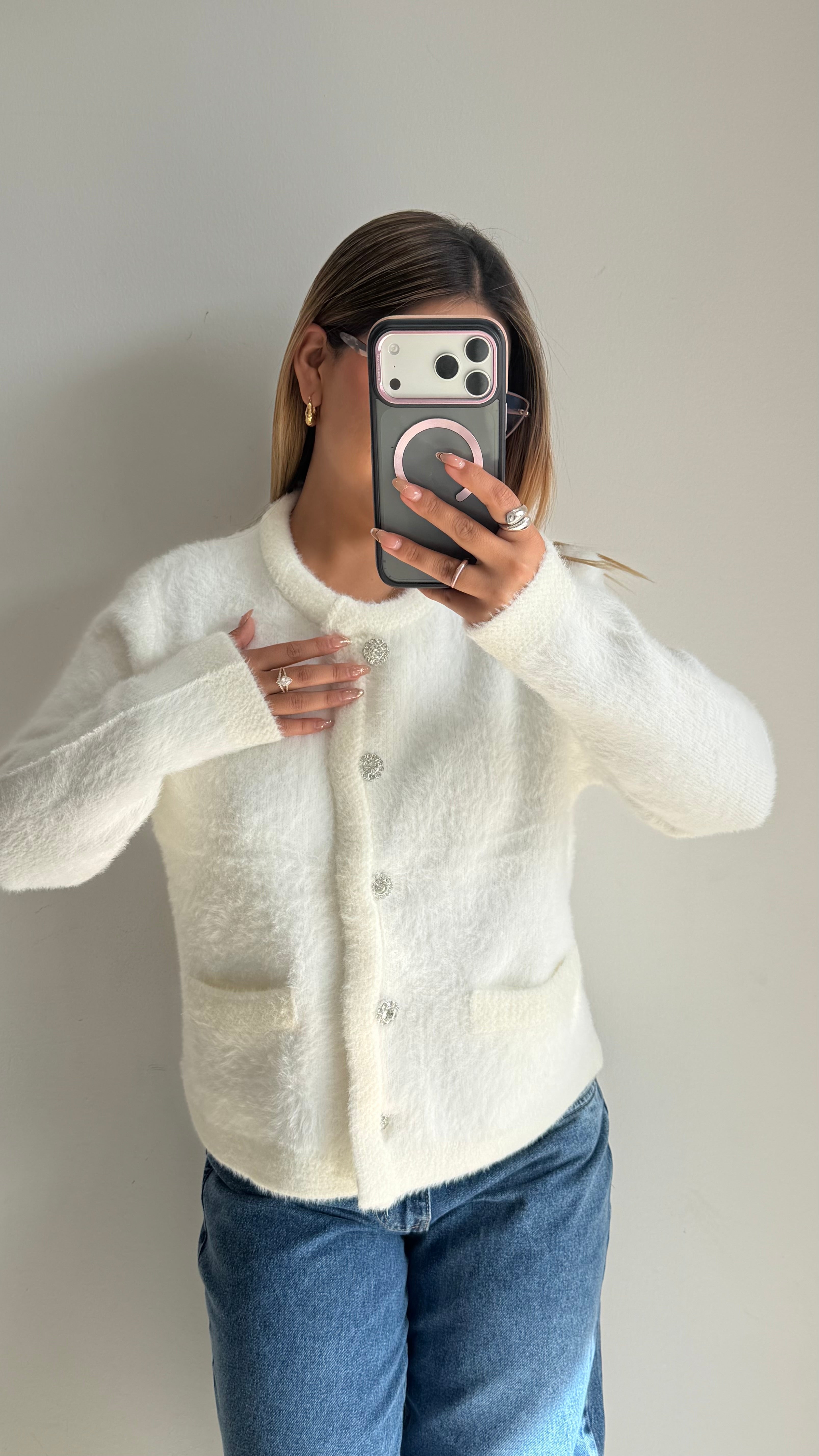 Cardigan kammers boton