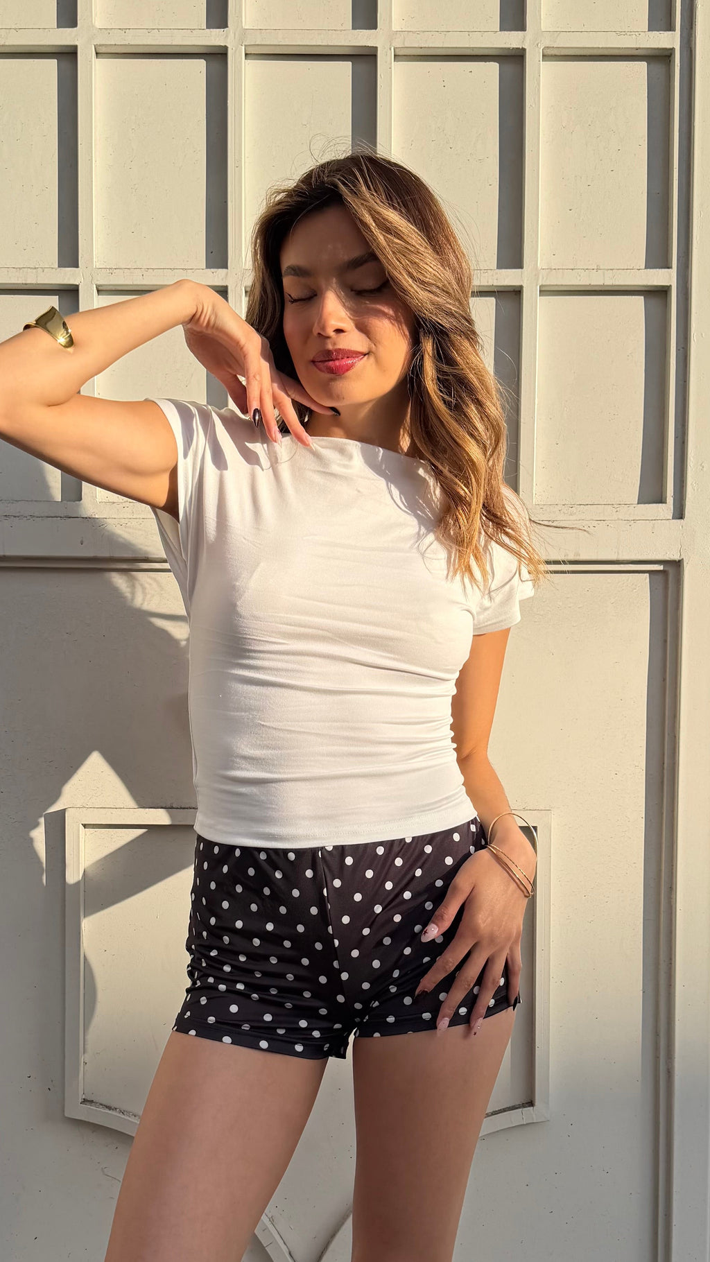 Short Polka Dot
