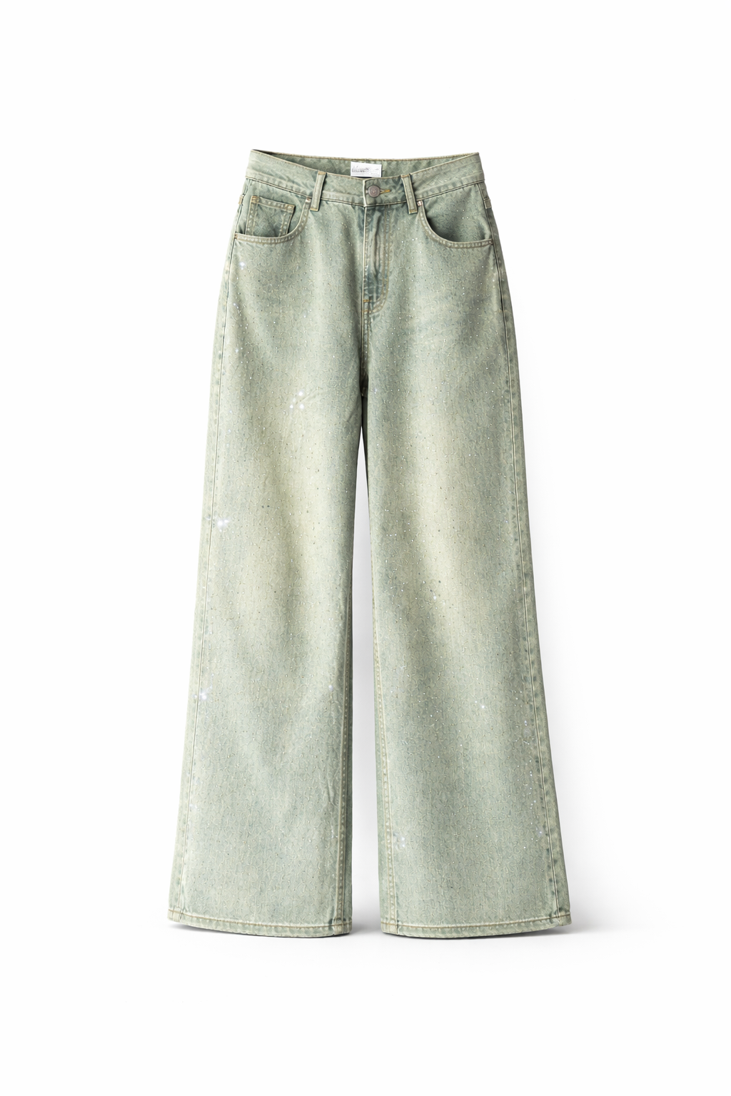 Jean brilloso con Perlas