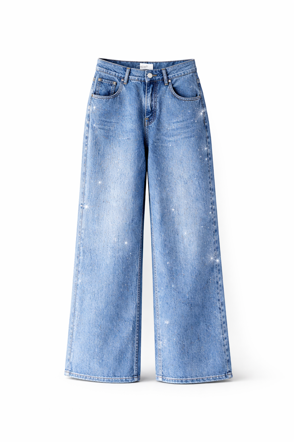 Jean brilloso con Perlas